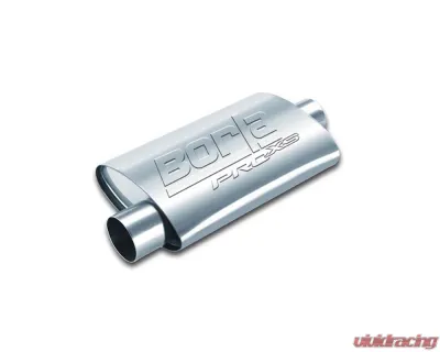 Borla ProXS Muffler 2.25in Offset Inlet/ 2.25in Center Outlet 4.25in x 7.88in Oval x 14in Long Body - 40658