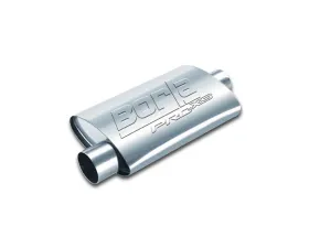 Borla ProXS Muffler 2.5in Offset Inlet/ 2.5in Center Outlet 4.25in x 7.88in Oval x 14in Long Body