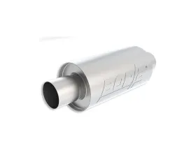 Borla Specialty Muffler inS-Typein 2.5in Center Inlet/ 2.5in Center Outlet 5in Round x 10in Long Body