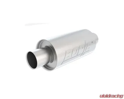 Borla Specialty Muffler inS-Typein 2.5in Center Inlet/ 2.5in Center Outlet 5in Round x 10in Long Body - 40842S