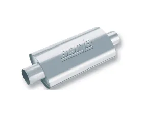 Borla XR-1 Sportsman Racing Muffler 2.5in Center Inlet/ 2.5in Center Outlet 4.5in x 7.88in Oval x 16in Long Body