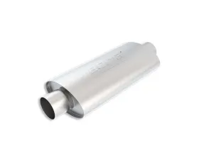 Borla XR-1 Sportsman Racing Muffler 3in Center Inlet/ 3in Center Outlet 4.5in x 7.88in Oval x 12in Long Body