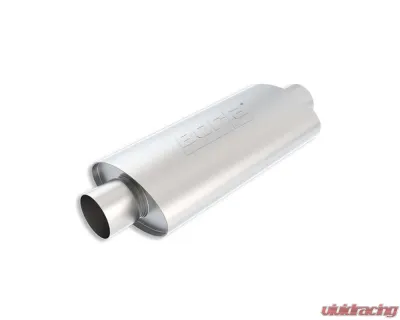 Borla XR-1 Sportsman Racing Muffler 3in Center Inlet/ 3in Center Outlet 4.5in x 7.88in Oval x 12in Long Body - 40943