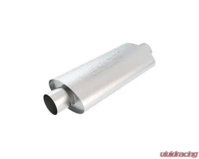 Borla XR-1 Sportsman Racing Muffler 3in Center Inlet/ 3in Center Outlet 4.5in x 7.88in Oval x 16in Long Body - 40944