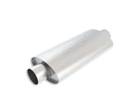 Borla XR-1 Sportsman Racing Muffler 3.5in Center Inlet/ 3.5in Center Outlet 4.5in x 7.88in Oval x 16in Long Body