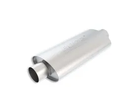 Borla XR-1 Sportsman Racing Muffler 4in Center Inlet/ 4in Center Outlet 4.5in x 7.88in Oval x 12in Long Body