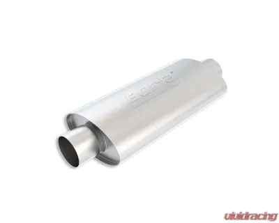 Borla XR-1 Sportsman Racing Muffler 4in Center Inlet/ 4in Center Outlet 4.25in x 7.88in Oval x 16in Long Body - 40948