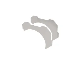 Borla Pipe/ Tube Bracket Kit 3in T-304 Stainless Steel