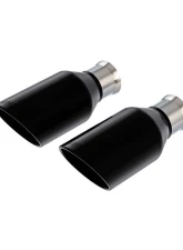 Borla Exhaust Tip Kit Black Chrome 5" Angle-Cut for 2021-2024 Ram 1500 TRX                                     - 60718BC - Image 3
