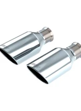 Borla Exhaust Tip Kit for 2021-2024 Ram 1500 TRX, 5" Round Rolled Edge Bright Chrome                                     - 60718 - Image 3