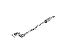 Borla Exhaust Mid-Pipes ATAK for 2021-2024 Ford Tremor & F-150 Black Package, T-304 Stainless Steel