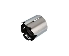 Borla 2017-2024 Can-Am Maverick X3 Tip Single Round Brawler Style - Brushed Stainless