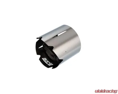 Borla 2017-2024 Can-Am Maverick X3 Tip Single Round Brawler Style - Brushed Stainless - 60733SB