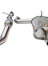 Invidia Q300 Catback Exhaust w/ Single Stainless Steel Tip Honda S2000 2000-2009                                     - HS00HS1GS3 - Image 3
