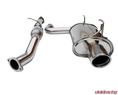 Invidia Q300 Catback Exhaust w/ Single Stainless Steel Tip Honda S2000 2000-2009 - HS00HS1GS3