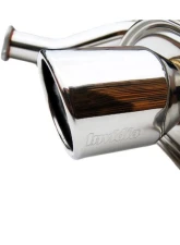 Invidia Q300 Catback Exhaust w/ Single Stainless Steel Tip Honda S2000 2000-2009                                     - HS00HS1GS3 - Image 4