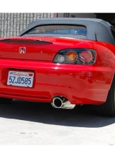 Invidia Q300 Catback Exhaust w/ Single Stainless Steel Tip Honda S2000 2000-2009                                     - HS00HS1GS3 - Image 5