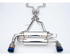Invidia Gemini Catback Exhaust w/ Rolled Titanium Tips Nissan 350Z 2002-2008