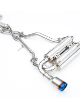 Invidia Gemini Catback Exhaust w/ Rolled Titanium Tips Nissan 350Z 2002-2008                                     - HS02N3ZGID - Image 3