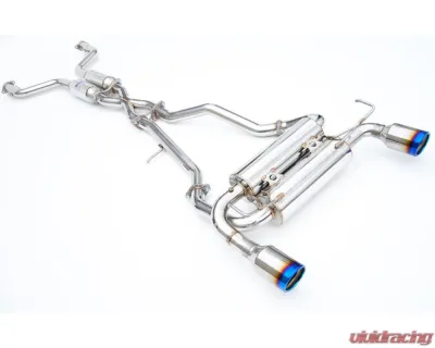 Invidia Gemini Catback Exhaust w/ Rolled Titanium Tips Nissan 350Z 2002-2008 - HS02N3ZGID