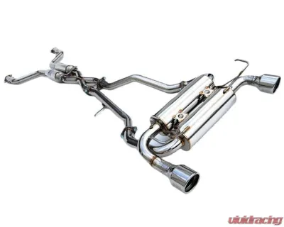 Invidia Gemini Catback Exhaust w/ Stainless Steel Tips Infiniti FX35 | FX45 2003-2008 - HS03IFXGIS