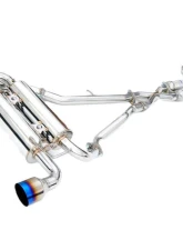 Invidia Gemini Catback Exhaust w/ Single Layer Titanium Tips Infiniti G35 2003-2007                                     - HS03IG3GIT - Image 2