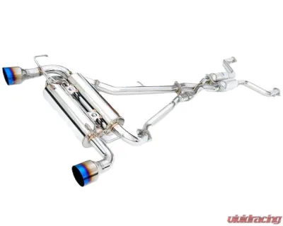 Invidia Gemini Catback Exhaust w/ Single Layer Titanium Tips Infiniti G35 2003-2007 - HS03IG3GIT