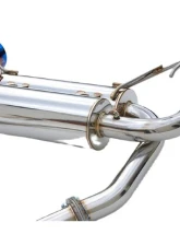 Invidia Gemini Catback Exhaust w/ Single Layer Titanium Tips Infiniti G35 2003-2007                                     - HS03IG3GIT - Image 3