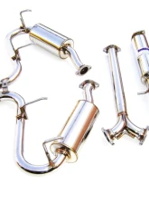 Invidia N1 Catback Exhaust w/ Titanium Tips                                     - HS03MCSGTT - Image 4