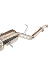 Invidia G200 Catback Exhaust System w/ Rolled Stainless Steel Tip Subaru Forester XT 2004-2008                                     - HS04SFRG2S - Image 4