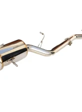 Invidia G200 Catback Exhaust System w/ Rolled Stainless Steel Tip Subaru Forester XT 2004-2008                                     - HS04SFRG2S - Image 4