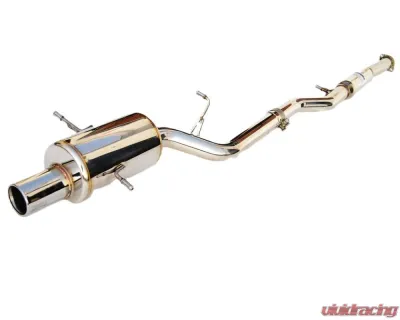 Invidia G200 Catback Exhaust System w/ Rolled Stainless Steel Tip Subaru Forester XT 2004-2008 - HS04SFRG2S