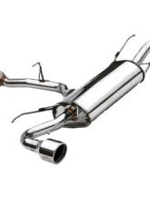 Invidia Q300 Catback Exhaust w/ Rolled S.S.Tips Mazda RX-8 2004-2012                                     - HS04ZR8G3S - Image 3