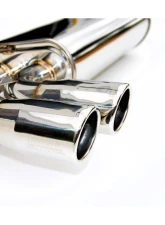 Invidia Q300 Catback Exhaust w/ Rolled Stainless Steel Tips Volkswagen Golf | GTI MK5 2005-2008                                     - HS05GF5G3S - Image 3