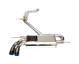Invidia Q300 Catback Exhaust w/ Rolled Titanium Tips Volkswagen Golf | GTI MK5 2005-2008