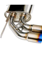 Invidia Q300 Catback Exhaust w/ Rolled Titanium Tips Volkswagen Golf | GTI MK5 2005-2008                                     - HS05GF5G3T - Image 3