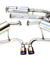 Invidia N1 Catback Exhaust w/ Titanium Tips Mini Cooper S 2005-2006                                     - HS05MCSGTT - Image 3