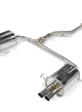 Invidia Q300 Catback Exhaust w/ Stainless Steel Tips Subaru Legacy GT 2005-2009                                     - HS05SL1GT3 - Image 3