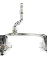 Invidia Q300 Catback Exhaust w/ Stainless Steel Tips Subaru Legacy GT 2005-2009                                     - HS05SL1GT3 - Image 2