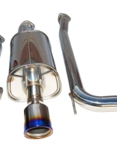 Invidia Catback Exhaust w/ Titanium Tip Honda Civic SI 2006-2011                                     - HS06HC4G3T - Image 4