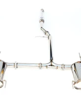 Invidia Q300 Catback Exhaust w/ Dual Titanium Tips Acura TSX 2004-2008                                     - HS06TSXG3T - Image 5