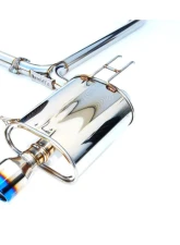 Invidia Q300 Catback Exhaust w/ Dual Titanium Tips Acura TSX 2004-2008                                     - HS06TSXG3T - Image 3