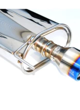 Invidia Q300 Catback Exhaust w/ Dual Titanium Tips Acura TSX 2004-2008                                     - HS06TSXG3T - Image 4