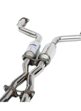Invidia Q300 Catback Exhaust w/ Rolled Titanium Tips Infiniti G35 | G37 2007+                                     - HS07IG4G3D - Image 2
