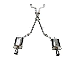 Invidia Q300 Catback Exhaust w/ Rolled Stainless Steel Tips Infiniti G35 | G37 2007+