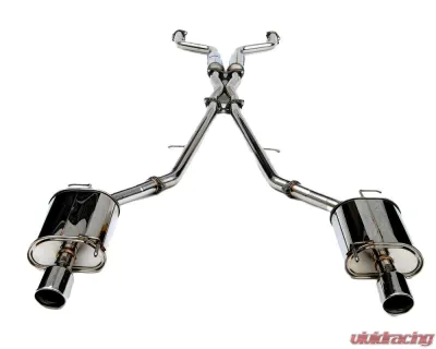 Invidia Q300 Catback Exhaust w/ Rolled Stainless Steel Tips Infiniti G35 | G37 2007+ - HS07IG4G3S