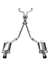 Invidia Q300 Catback Exhaust w/ Single Layer Titanium Tips Infiniti G35 | G37 2007+                                     - HS07IG4G3T - Image 5