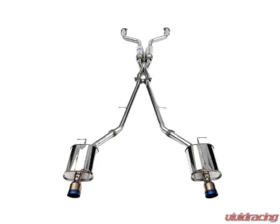 Invidia Q300 Catback Exhaust w/ Single Layer Titanium Tips Infiniti G35 | G37 2007+ - HS07IG4G3T