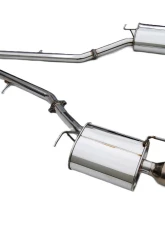 Invidia Q300 Catback Exhaust w/ Single Layer Titanium Tips Infiniti G35 | G37 2007+                                     - HS07IG4G3T - Image 2