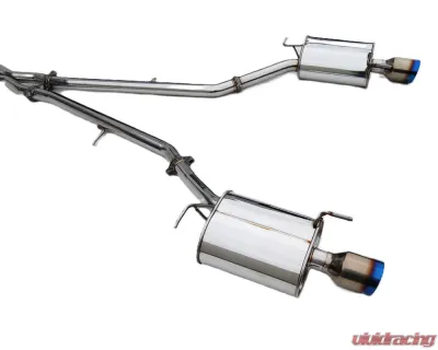 Invidia Q300 Catback Exhaust w/ Single Layer Titanium Tips Infiniti G35 | G37 2007+ - HS07IG4G3T